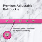 Adjustable Dog Harness Leash Custom Fit 3 Sizes Option With Metal Buckle