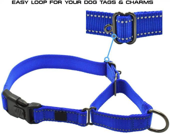 Nylon Buckle Highly Reflective Dog Collars For Dog Running Walking Hunting