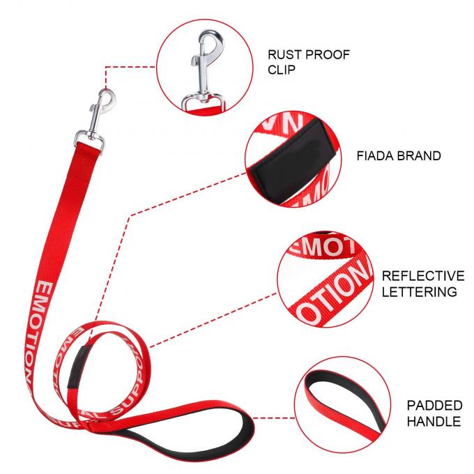 Waterproof Reflective Dog Leash Easy Identification At Night 59 Inch 150cm