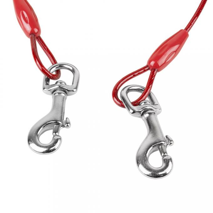 Extra Long 30 Ft Nylon Dog Leash Braided Steel Anti Rusty Tie Out Cable