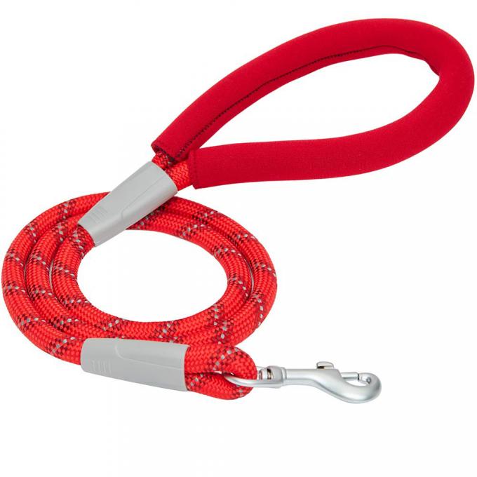 100 Polyester Material Nylon Rope Dog Leash Comfortable Multiple Color Option