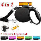 Lighted Expandable Dog Leash With Flashlight 7.3" x 6.1" Safe Walking At Night