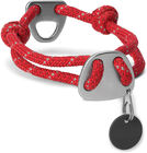 Comfortable Low Profile Soft Nylon Dog Collar 7mm Rope Less Matting Secure Lead Attachment