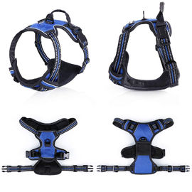 Oxford Soft Pet Vest Nylon Dog Harness Easy Cleaning With Reflective Strap