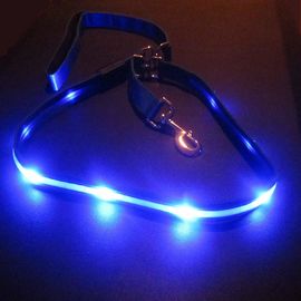 LED Dog Leash USB Rechargeable Flashing Light