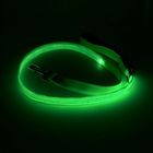 Customized Color LED Dog Leash , Glow In The Dark Dog Leash Light Up At Night