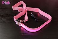 Eco Friendly LED Glow In The Dark Dog Leash Weatherproof Available In 5 Colors
