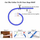 Silicone Cuttable Nite Glow Dog Collar USB Rechargeable For Small Medium Large Dogs