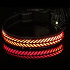 Safe LED Dog Collar USB Rechargeable , Waterproof Glow In The Dark Dog Collar