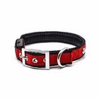 USB Rechargeable Waterproof Lighted Dog Collars Super Bright For Night Visibility Safety