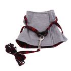 British Style No Escape Cat Harness For Kittens Cotton Leash Set Feel Soft