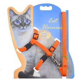 Adjustable Nylon Cat Halter Harness H Style Kitten Harness and Leash Set