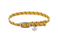 Comfortable Cat Collar Safety Buckle Adjustable Reflective Material Woven