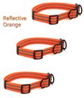 Pet Safety Waterproof Reflective Dog Collars PVC Eco Friendly Material