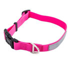 Reflective Waterproof Dog Collars , Smell Proof Dog Collar Polyester Webbing