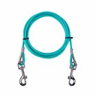 10ft Tie Out Cable Waterproof Dog Leash Galvanized Steel Wire Rope With PVC Coating