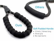 5FT Strong Nylon Dog Harness Leash Comfortable Padded Handle Highly Reflective Threads