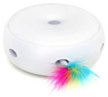 Nighttime Light Interactive Cat Toys With Electronic Rotating Feather Smart Mode Batteries Included