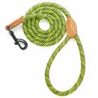 4/5/6 Foot Leather Dog Leash Tailor Reinforced Rope Multicolor Available