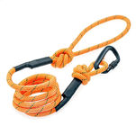 6 Feet Sturdy Nylon Dog Leash , Mountain Climbing Rope Leash With Carabiner