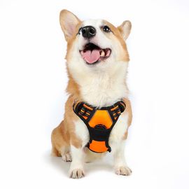 Adjustable Outdoor Large Dog Harness Vest 3M Reflective Oxford Material Unique Design