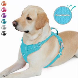 No - Pull Reflective Dog Harness Easy On / Off Vest Customized Size Fit All Seasons