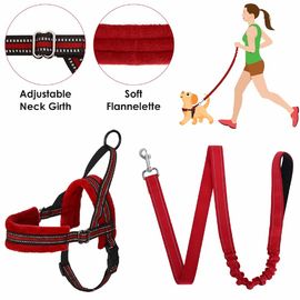 Soft Choke Free Puppy Nylon Dog Harness Flannelette Lining Reflective Eco Friendly