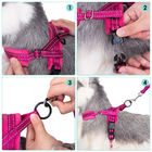 Soft Choke Free Puppy Nylon Dog Harness Flannelette Lining Reflective Eco Friendly