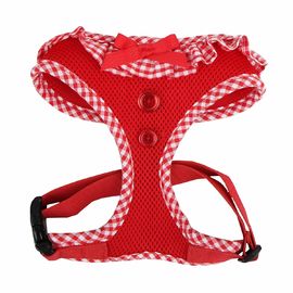 Air Mesh Nylon Dog Harness Cute Design Multiple Colors Comfortable Breathable