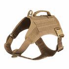 Tactical Nylon Dog Harness Military K9 No Pull Pet Adjustable Training Vest