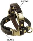 All Natural Genuine Leather Collar Strong 3 Sizes Available Suit For Dog / Pet