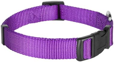 Solid Color Regula Martingale Adjustable Nylon Dog Collar