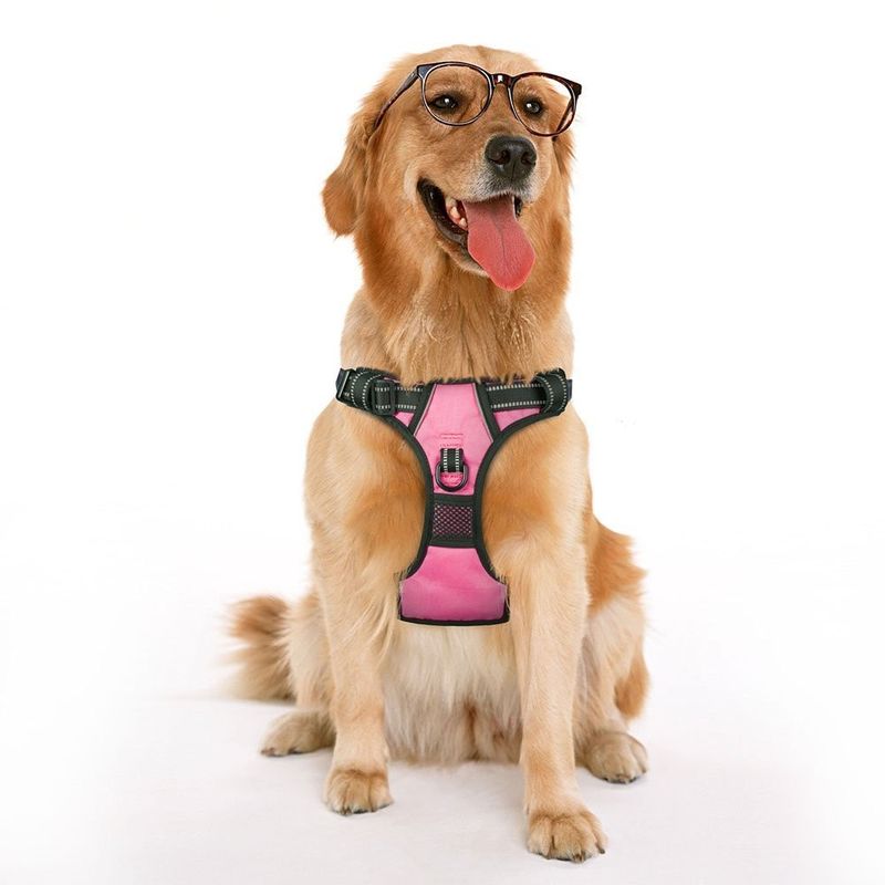 Large Dog No Pull No Choke Dog Harness Adjustable Size OEM ODM Available
