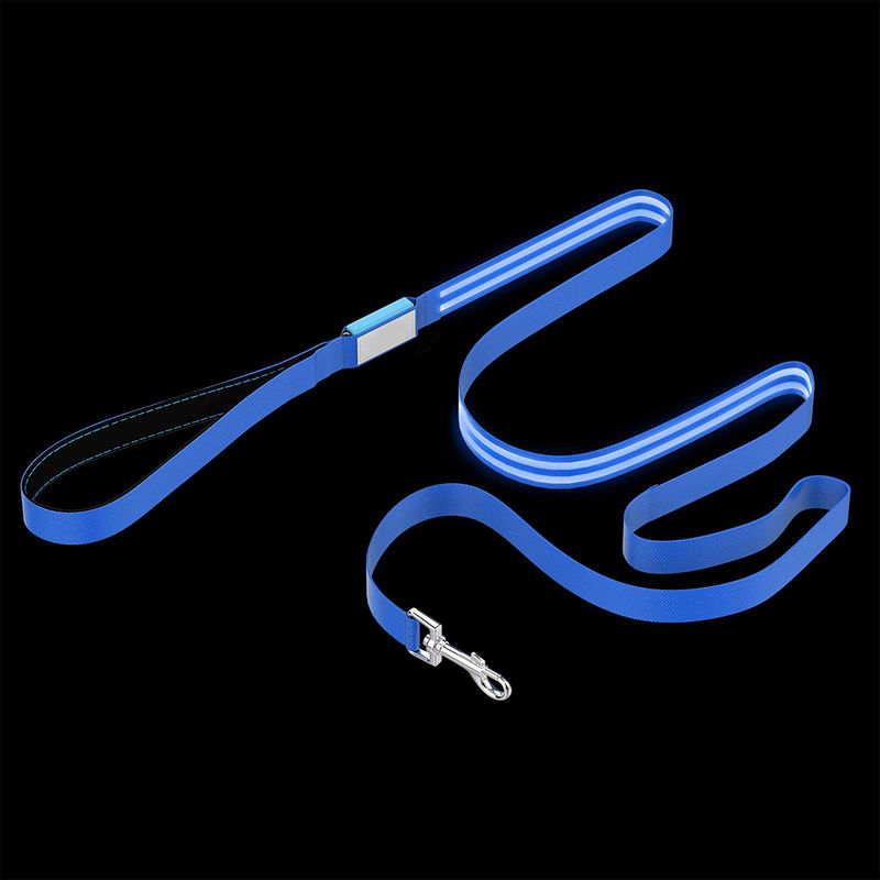 3 Different Settings LED Dog Leash Lights Up For Night Visibility Safety Collection