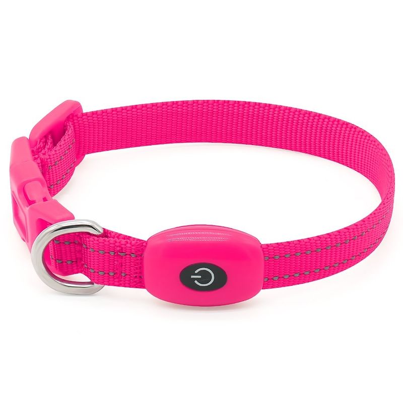 Energy Saving Glow In The Dark Puppy Collars USB Rechargeable ...