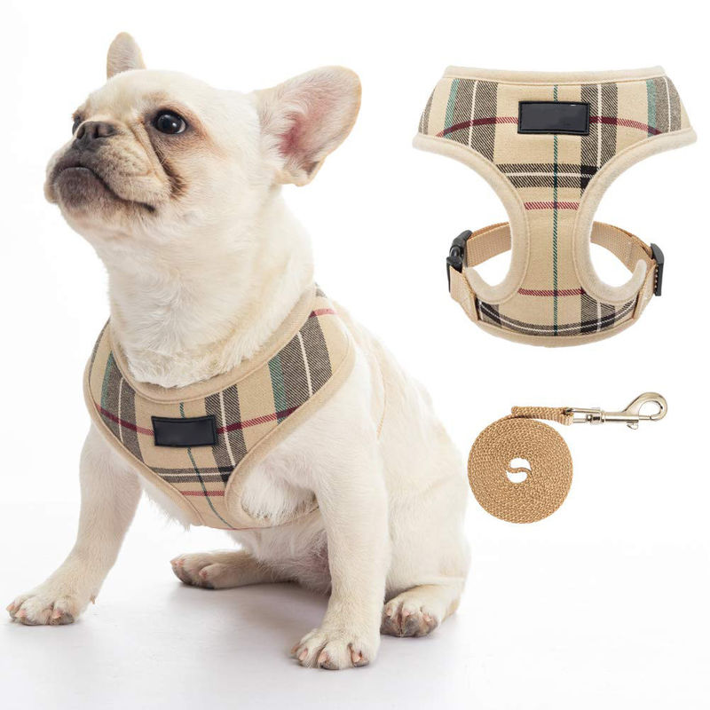 Breathable Materials Nylon Dog Harness Soft Mesh Comfort Padded Puppy Vest No Pull