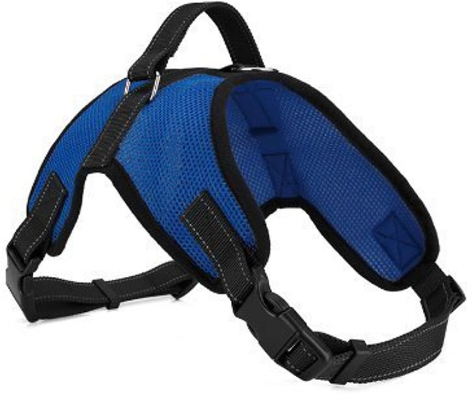 Mesh Nylon Dog Harness Leash Reflective No Pull Pet Harnesses Vest