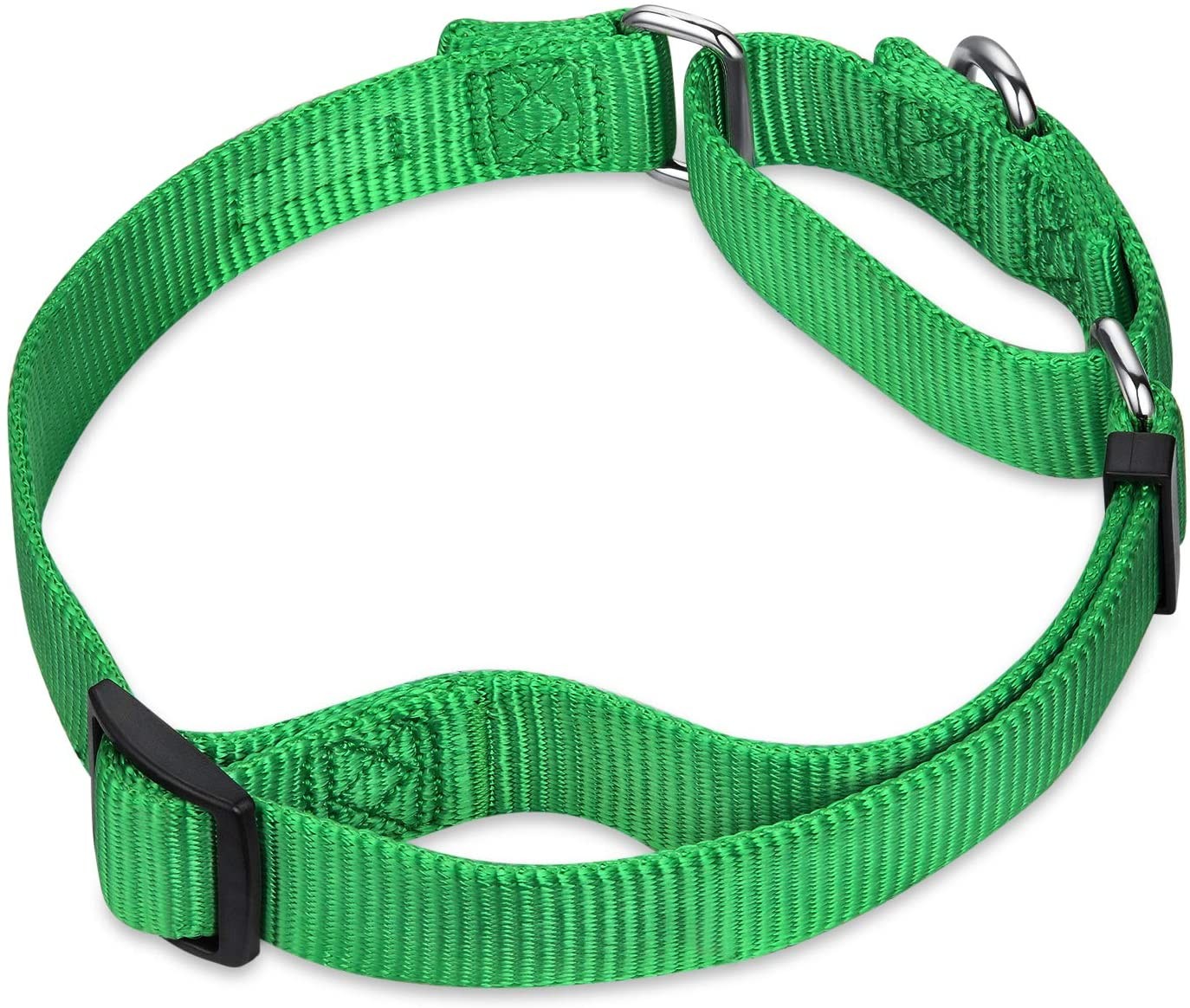 Heavy Duty Nylon AntiEscape Martingale Collar for Boy and Girl Dogs